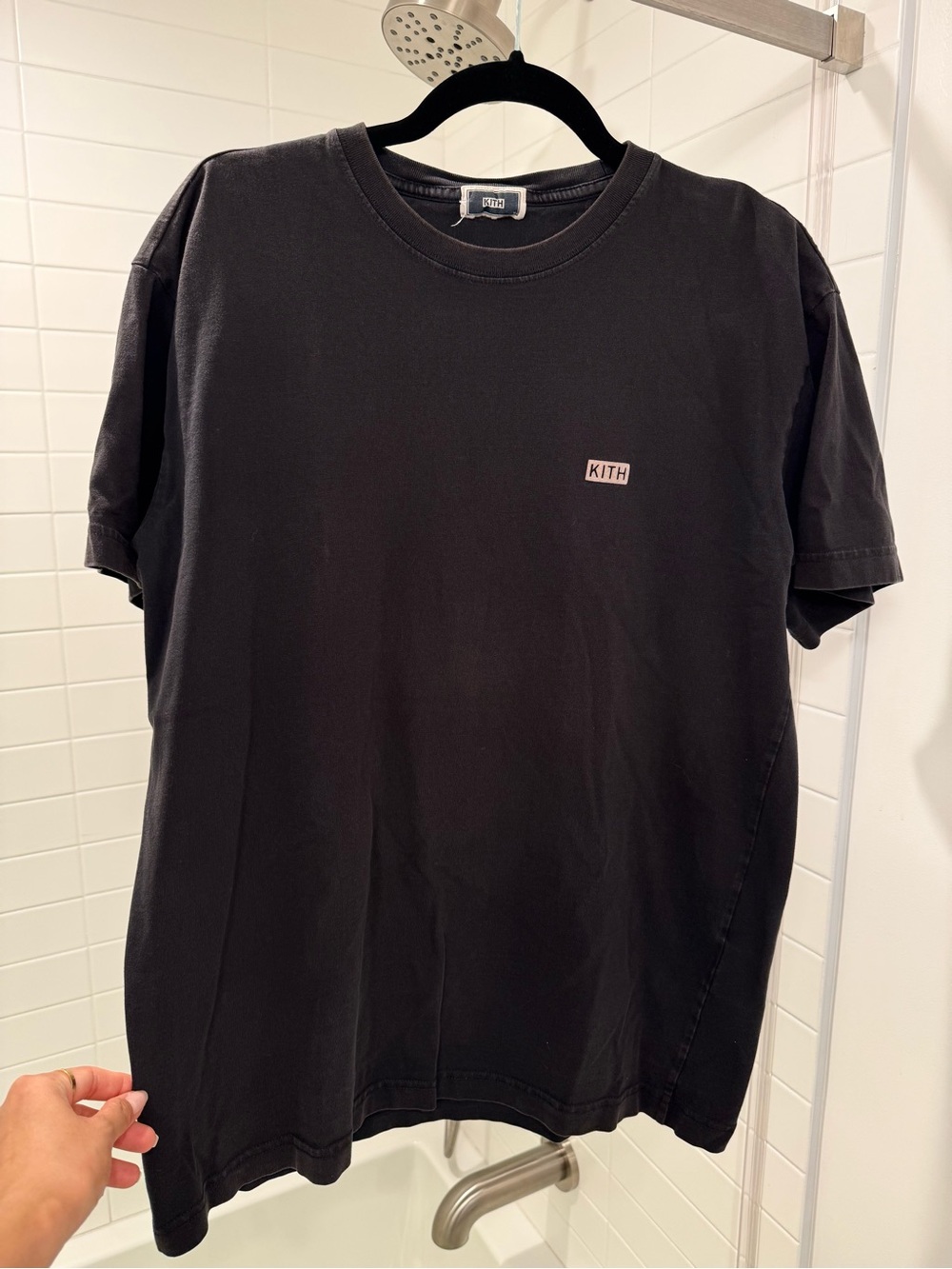 Kith Black Short Sleeve Logo Tee